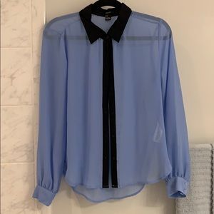 LAST CHANCE! Black and blue blouse